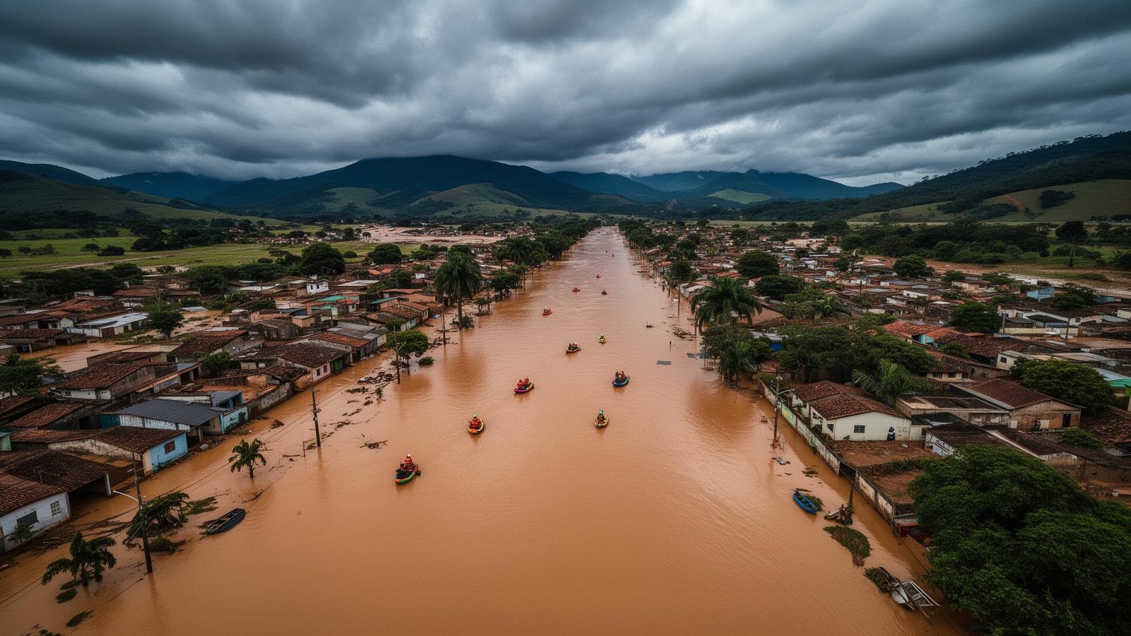 Enchentes devastadoras em Minas Gerais